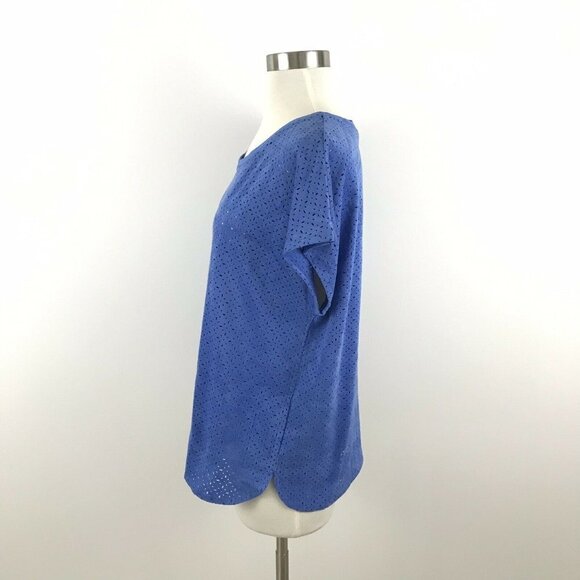 Conrad C Collection Top Women 10 Blue Suede Laser Cut - Picture 4 of 6